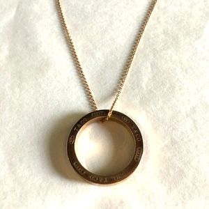 Tiffany & Co. Rubedo 1837 Circle Necklace